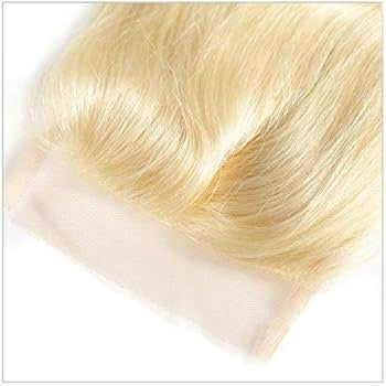 Russian Blonde Brazilian Straight Closure